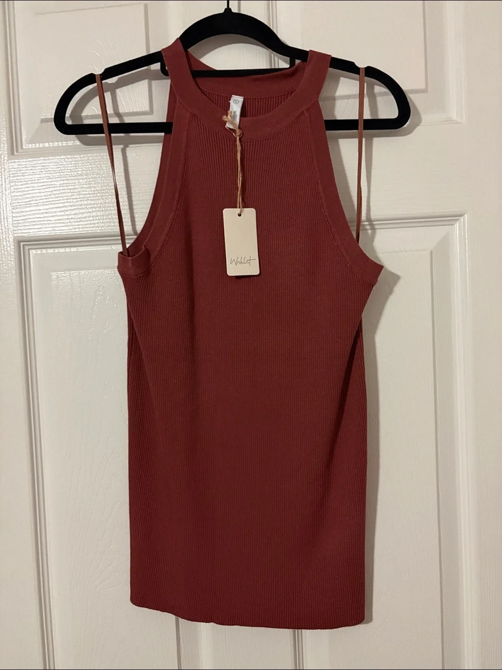 wishlist ribbed tank sz lg - Picture 2 of 4